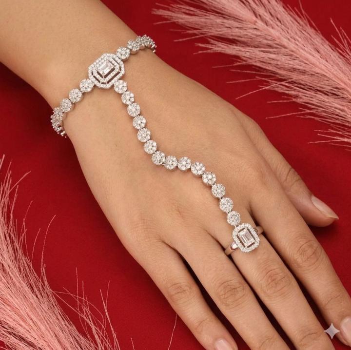 Anti tarnisha silver ad hand harness bracelet H6 Artificial gold jewelry in Mumbai